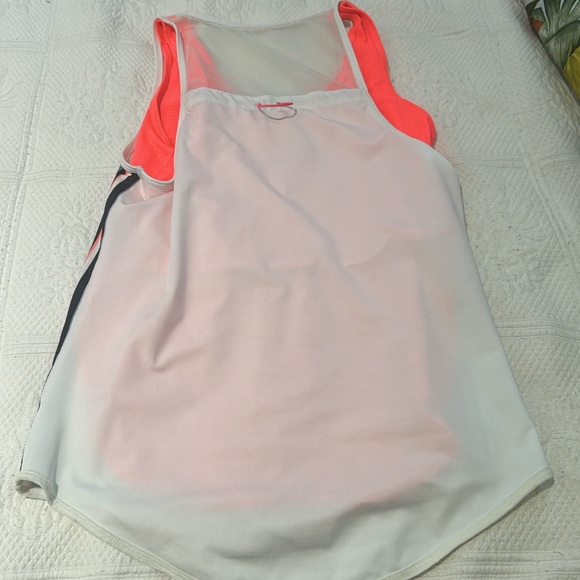 Lucky 🍀 in love 🥰 tennis pickleball dual layer top. Mesh outer layer. Small. - Picture 3 of 4